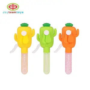 Летние пластиковые цветные мини-вееры для мыльных пузырей, волшебные палочки для мыла, набор игрушек, пресс для рук, водяная машина, мыльница, веер для мыльных пузырей для детей