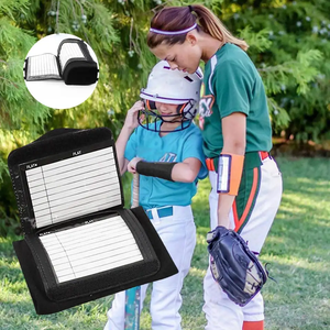 Muñequera Playbook Equipo de entrenamiento Bracer Brazalete Playbook para béisbol Fútbol Jugar Hockey Softball Signos Fútbol - Product Image 5