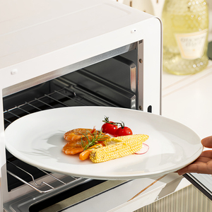 Platos Ovalados Grandes de 12'' y 14'' para Cena, Bandeja Elíptica de Porcelana China para Camarones, Plato para Pescado y Camarones para Hotel o Boda - Product Image 5