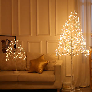 Bleu clair <span class=keywords><strong>blanc</strong></span> pour arbre de noël, <span class=keywords><strong>d</strong></span>écoration pour <span class=keywords><strong>sapin</strong></span> à bouleau, étoile, flocons de neige - Product Image 2