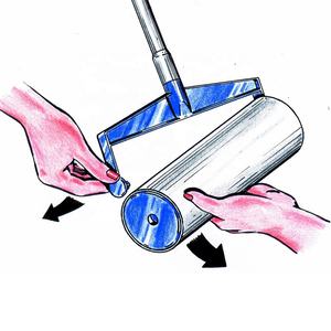 <span class=keywords><strong>Rouleau</strong></span> adhésif pour ramasser la saleté, la poussière, les poils d'animaux, <span class=keywords><strong>rouleau</strong></span> adhésif de 9 pouces de large, comprend 30 adhésifs de grande taille - Product Image 3