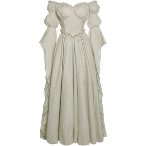 Nuevo Vestido Medieval Gótico para Mujer, Vestido <span class=keywords><strong>de</strong></span> Corte Negro y Rojo, Vestido Retro Renacentista <span class=keywords><strong>de</strong></span> <span class=keywords><strong>Palacio</strong></span>, Disfraz <span class=keywords><strong>de</strong></span> Princesa para Halloween, Carnaval, Fiesta, Cosplay - Product Image 6