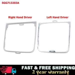 Perilla de cambio de marchas <span class=keywords><strong>DSG</strong></span> automática, soporte de marco de palanca embellecedor para VW <span class=keywords><strong>Golf</strong></span> <span class=keywords><strong>7</strong></span> <span class=keywords><strong>7</strong></span>,5 <span class=keywords><strong>Golf</strong></span> <span class=keywords><strong>R</strong></span> mano izquierda del conductor 5GG713203A - Product Image 2