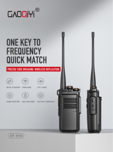 Gtyd GT-510 Long Range 16 kênh cầm tay di động kênh mã hóa Walkie Talkie mã hóa 2way đài phát thanh - Product Image 5