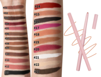Kit de Maquillage Complet Végan en Gros : Gloss et Crayon à Lèvres Marque Blanche, Boîte Rose