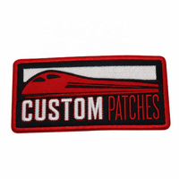 Écussons personnalisés brodés avec nom pour uniformes, patchs en chenille PVC sergé sur mesure, attaches auto-agrippantes, badges numérotés pour gilets