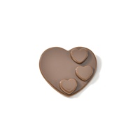 Pince à cheveux Sheyi élégante et simple en acétate en forme de cœur, accessoire de mode pour femme, usage quotidien, emballage carton