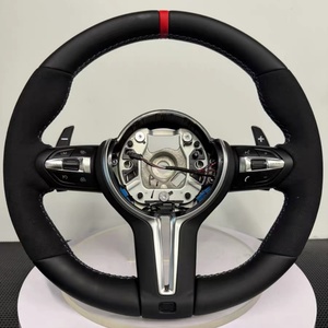 Volant sport en cuir noir personnalisé pour BMW F10 F20 F30 E60 E90 E92 F11F22 F30 F35 F31E70 E71F15 F16 M5 M3 M4 - Product Image 6