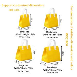 Professional Reusable Insulated Freezer Bag Custom Waterproof Cartoon Foldable Takeout Food Carrier Cooler Bags Food Delivery - Product Image 3