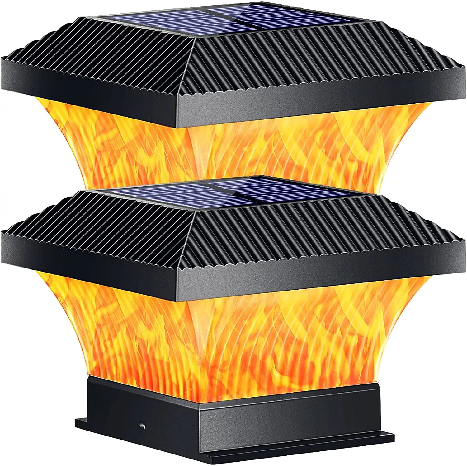 HSX Manufacturer Supply Waterproof Outdoor Landscape Decoration Dancing Flame Lighting Solar Power Torch Light