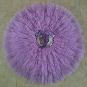 <span class=keywords><strong>Tutù</strong></span> <span class=keywords><strong>da</strong></span> <span class=keywords><strong>Ballerina</strong></span> Professionale di Alta Qualità a 12 Strati per Esibizioni e Competizioni, Colore Lavanda - Product Image 6