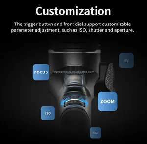 <span class=keywords><strong>ZHIYUN</strong></span> <span class=keywords><strong>Crane</strong></span> 4 Combo estabilizador de cámara de mano cardán de 3 ejes con luz de relleno de 10W y empuñadura de eslinga para cámara DSLR disparo de retrato - Product Image 5