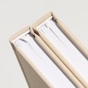 Custom Luxury A5 Linen Hardcover Business Meeting Journal Notebook Book Printing Service With Gold Foil - Product Image 3