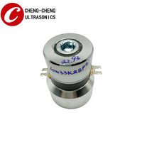 Transduser ultrasonik, Sensor getaran Piezo 33Khz 60W, transduser pembersih ultrasonik