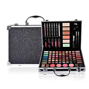 High-grade Aluminum Box Professional Makeup Sets Cosmetics Box Make Up Kit Luxury Wholesale Private Label