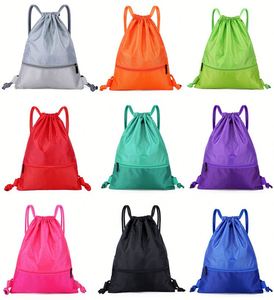 Customizable Logo Pretty Arts <b>Drawstring</b> <b>Backpack</b>, Unisex Lightweight Gym Sack with Soft Handle & Comfort Belt - Product Image 2