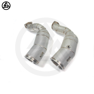 CSZ per Porsche <span class=keywords><strong>Cayenne</strong></span> 9YA <span class=keywords><strong>Turbo</strong></span>/GTS/<span class=keywords><strong>S</strong></span> 4.0TT Downpipe Sportivo ad Alto Flusso con Catalizzatore - Product Image 6