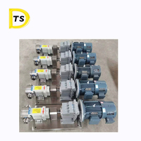 Pompe électrique OEM/ODM à lobes sanitaires en acier inoxydable pour le transfert de miel, sirop et pâtes à haute viscosité pour l'alimentation et les boissons