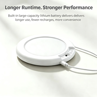 Plafonnier intelligent à détecteur de mouvement avec télécommande, lumière de placard à piles, lampes de douche LED sans fil 3 CCT, lampe suspendue intérieure
