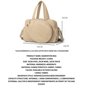 Raquetas <span class=keywords><strong>de</strong></span> Squash para Adultos, Bolsa <span class=keywords><strong>de</strong></span> Transporte para Deportes al Aire Libre, Bolsa <span class=keywords><strong>de</strong></span> Tenis, Bolsa <span class=keywords><strong>de</strong></span> Transporte para Gimnasio, Bolsa para Palas <span class=keywords><strong>de</strong></span> Tenis - Product Image 2