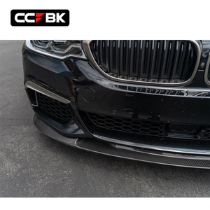 Para BMW <span class=keywords><strong>G30</strong></span> G31 M Sport 520i 530i 530d 540i 540d 550i 550d 2017-2020, alerón delantero de fibra de carbono seca estilo 3D, divisor de labio inferior - Product Image 5
