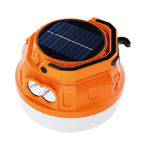 Lampu Camping Tenaga Surya 2026 dengan Gantungan 2-in-1 LED Lampu Tenda + Senter Baterai Lithium USB Dapat Diisi Ulang IP65