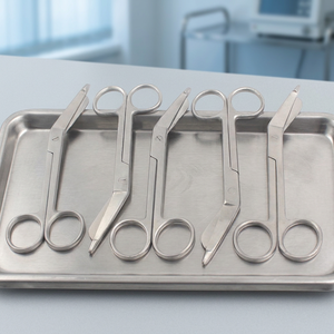Tijeras Lister para vendajes, de acero inoxidable, curvas, de 14 cm, manuales, instrumentos quirúrgicos de trauma de alta calidad - Product Image 3