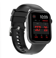 Reloj Inteligente Unisex Cuadrado con Logotipo Personalizado de Fábrica, Pantalla TFT, Monitor de Frecuencia Cardíaca, Presión Arterial, SpO2, Resistente al Agua IP65, Contesta Llamadas, Venta al Por Mayor