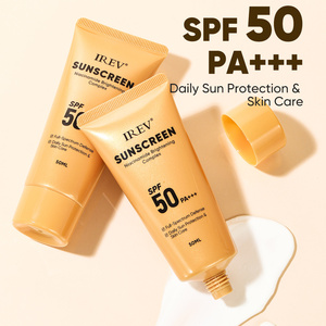 CPNP&amp;GMP&amp;ISO22716 Certified Custom SPF50 Korean Skin Care Cosmetic Products Factory 50ml Private Label OEM IREV <strong>Suncream</strong> - Product Image 3