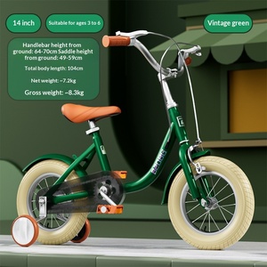 <span class=keywords><strong>Bicicleta</strong></span> Infantil con Marco de Acero <span class=keywords><strong>y</strong></span> Ruedas de Entrenamiento para Niños de 12 a 20 Pulgadas, <span class=keywords><strong>Bicicleta</strong></span> Ligera con Pedales para Bebés - Product Image 6