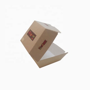Caja de Embalaje para Hamburguesas y Comida Rápida, Ecológica, con Logotipo Personalizado Impreso, Venta al Por Mayor de Fábrica - Product Image 1