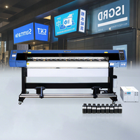 Vente chaude 2.1m haute vitesse Double I3200U1 têtes d'impression rouleau UV extérieur imprimante à jet d'encre bannière Machine d'impression pour impressions de Film