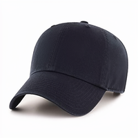 Casquette de baseball personnalisée de haute qualité en coton 100% à 5 panneaux avec logo brodé 3D, respirante, imperméable, bicolore, avec métal