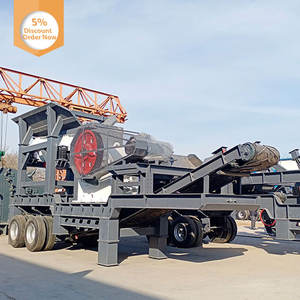 High Capacity Portable Mobile Stone Jaw Crusher Conveyor Feeder Core Components Including <b>Motor</b> Bearing PLC Gearbox for Mining - Product Image 5