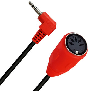 Adaptador de ángulo recto de cable de ruptura MIDI a TRS de 3,5mm para: Akai, <span class=keywords><strong>Korg</strong></span> Line6 LittleBits - MPC Studio Touch MPX8 <span class=keywords><strong>Electribe</strong></span> 2 - Product Image 5