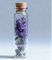 Vente en gros de flacons tubes à essai en verre borosilicaté pour huiles essentielles, capacités 30ml et 100ml, transparents, avec bouchon à vis tubulaire et surface givrée soyeuse