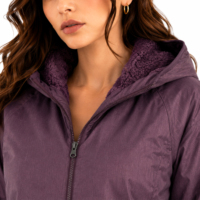 Kadın Peluş Softshell Ceket Rüzgar Geçirmez Düğmeli Yaka Uzun Kollu Heather Dış Mekan Özel Dış Giyim OEM ODM