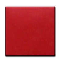 Plan de travail de cuisine en acrylique rouge vif de 12 mm, surface solide