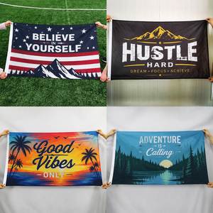 Banderas Personalizadas con Impresión de Logotipo para Decoración de Clubes de Fútbol, Eventos Publicitarios, Promociones al Aire Libre y Días Festivos - Product Image 2