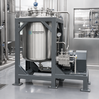 Support de réservoir de mélange de liquides OEM personnalisé |   Assemblage soudé de précision pour le support des cuves de stockage