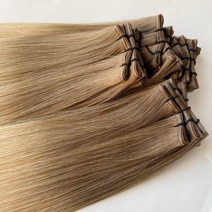 <span class=keywords><strong>Extensions</strong></span> de cheveux humains 100% Remy Super Double Drawn Invisible Genius Skin Weft, lisses et soyeuses, ondulées, vierges et brutes, pour une beauté éclatante - Product Image 1