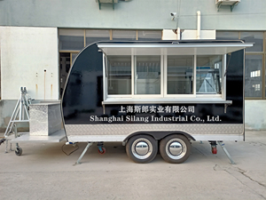 Carrello di cibo <span class=keywords><strong>con</strong></span> 3 + 1 lavello/18ft popolare cibo di strada rimorchio negli STATI UNITI/hot dog latte tè cibo camion - Product Image 2