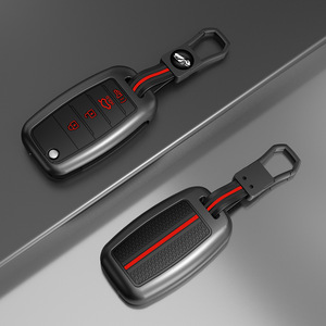 כיסוי למפתח של קיה, מעטפת למפתח תואמת לדגמי פורטה, אופטימה, ריו, סדונה, סורנטו, סול וספורטאז', 4 כפתורים, חלקי רכב - Product Image 6