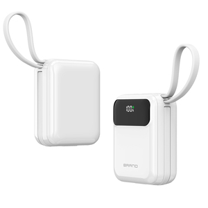 Batteries externes Li-Polymère en gros avec câble Type C, affichage LED de la puissance, charge rapide 22,5W, portables, capacité 10000mAh - Product Image 1