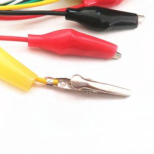 Farbige Krokodil klemmen Test kabel 5 Farben 50cm Länge Groß Mittel und Klein 10 Stück Krokodil klemme Test leitungen - Product Image 3