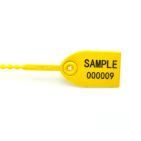 Sceau de sécurité en plastique à billes anti-effraction US-PS300B - Verrou de conteneur à serrage progressif