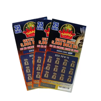 Tarjetas de Lotería Rasca y Gana al por Mayor del Fabricante, Impresión de Papel para Ganancias Instantáneas, Boletos de Lotería Rasca y Gana Personalizados