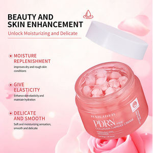 Haicuier PDRN Cilt Bakımı Nemlendirici Beyazlatıcı Nem Verici Parlatıcı Anti-Aging Pembe Jöle Kolajen Kapsül Yüz Kremi Kadınlar İçin - Product Image 3