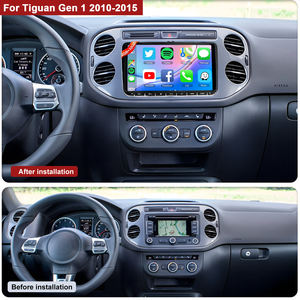 Autoradio Android pour Volkswagen Tiguan Gen 1 2010-2015 Compatible Carplay Stéréo de Voiture Intégré Wifi Fm Dsp Lecteur Multimédia de Voiture - Product Image 1