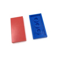 Lot de 1 kg – Prix usine – Briques fines personnalisées imprimées 87079 – Tuiles 2x4 – Blocs de construction MOC